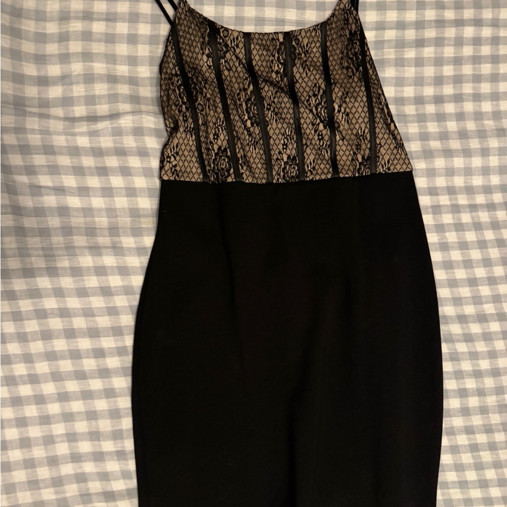 Classic Black and Lace Dress